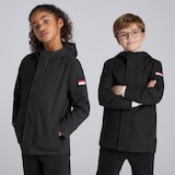 Manchester United Kids Funnel Neck Parka Black