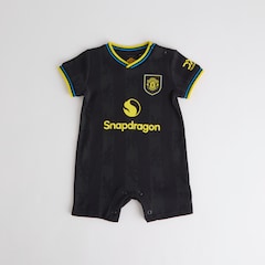 Manchester United Baby Third Romper Black