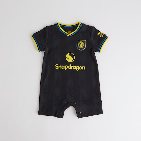 Manchester United Baby Third Romper Black Black
