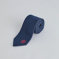 Manchester United Crest Tie Navy