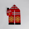 Manchester United Kids Hat And Scarf Set Red