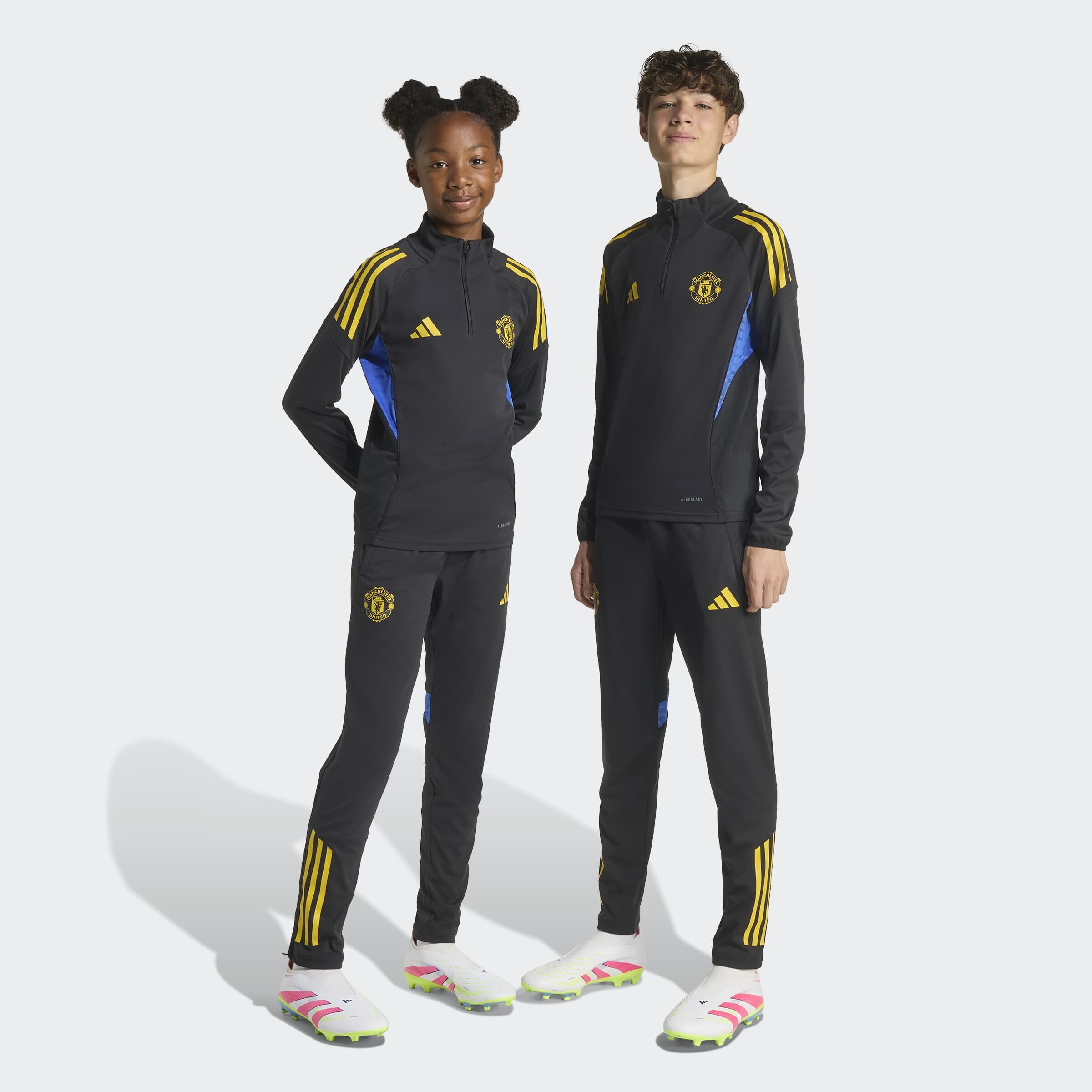 Manchester United Tiro 25 Competition Training Pants Kids Black Detail [7-7]