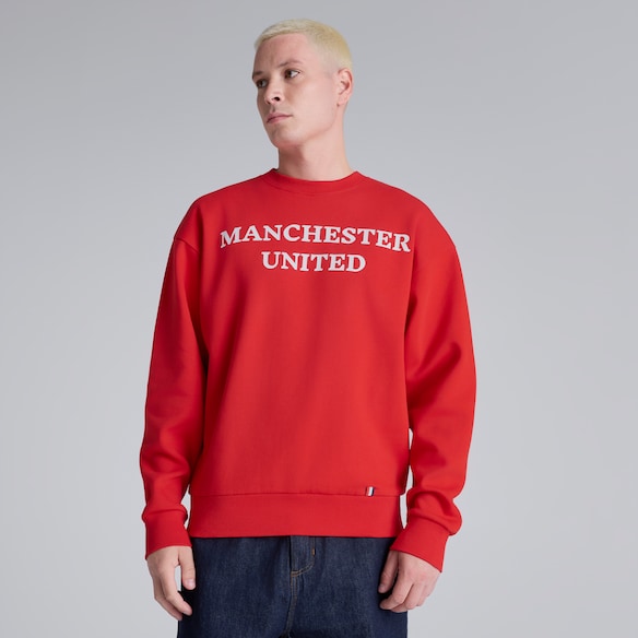 Manchester United Club Colours Sweatshirt Red Rouge