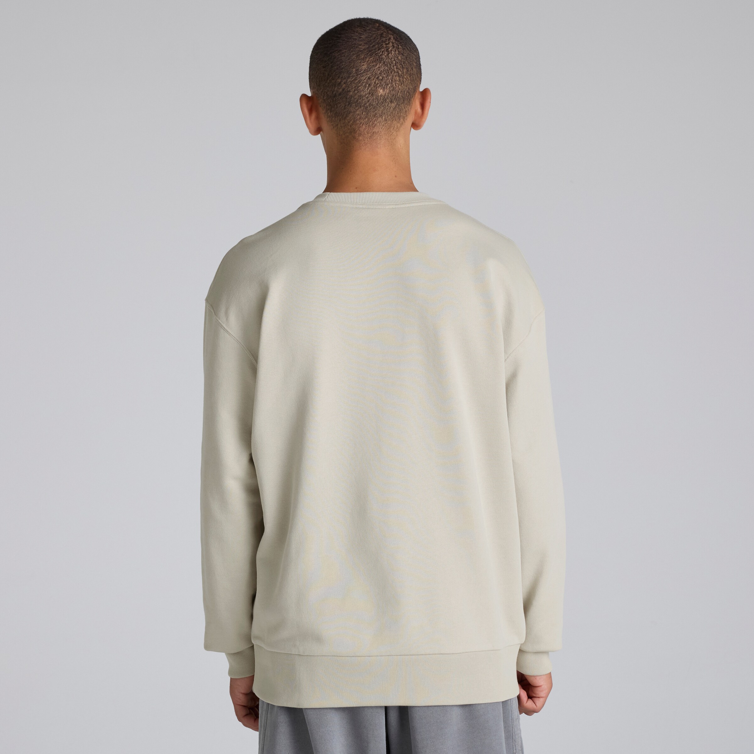 Manchester United x adidas ALL SZN Crew Sweatshirt Beige Beige Détail [2-5]