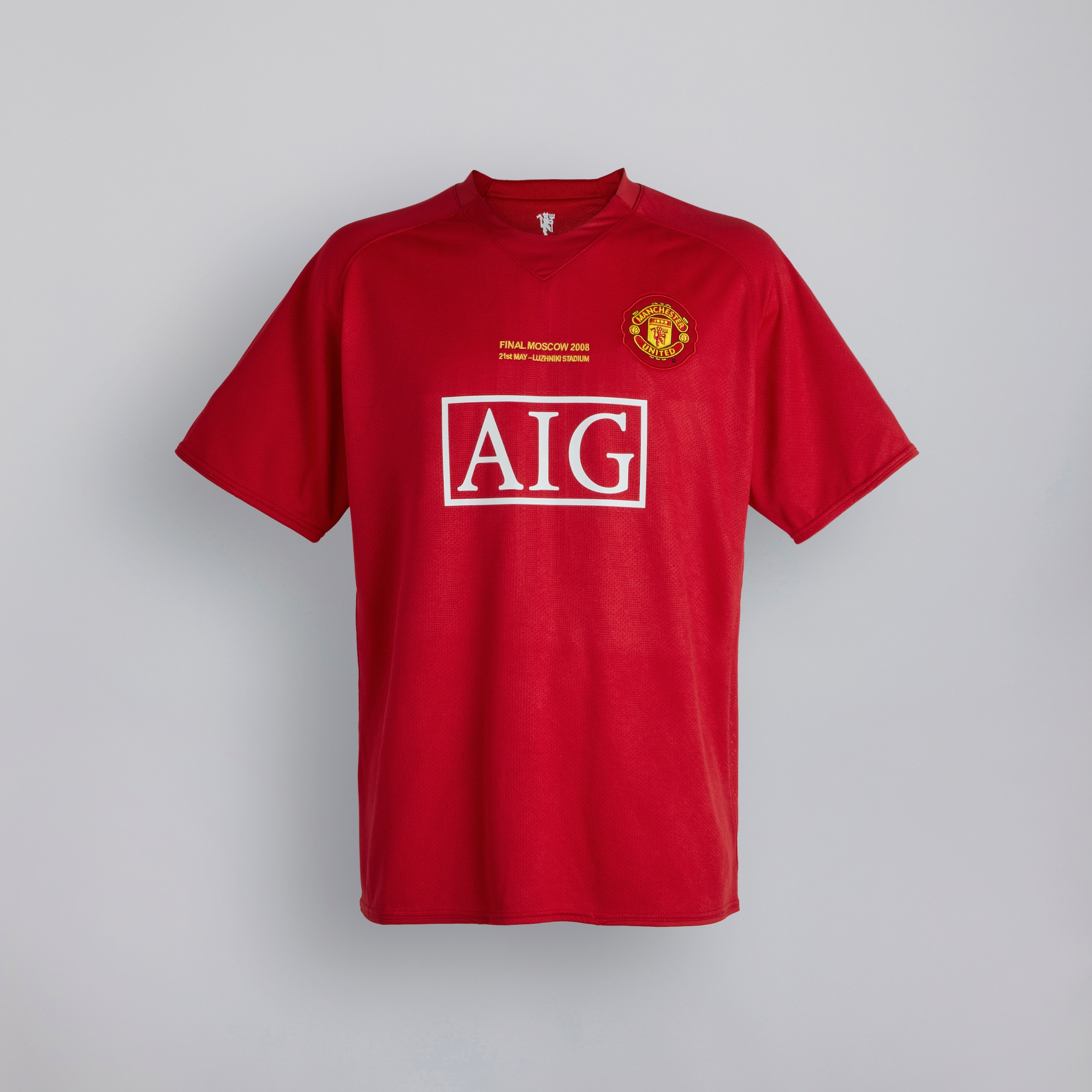 Manchester United 2007-09 Retro Home Champions League Final Shirt Red Rot Detail [6-7]