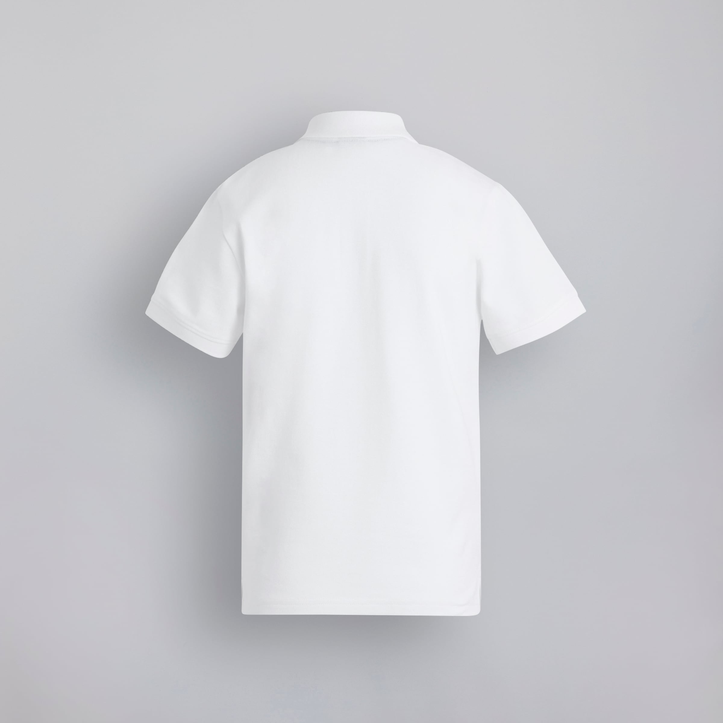 Manchester United Kids Devil Essentials Polo Shirt White White Detail [2-2]