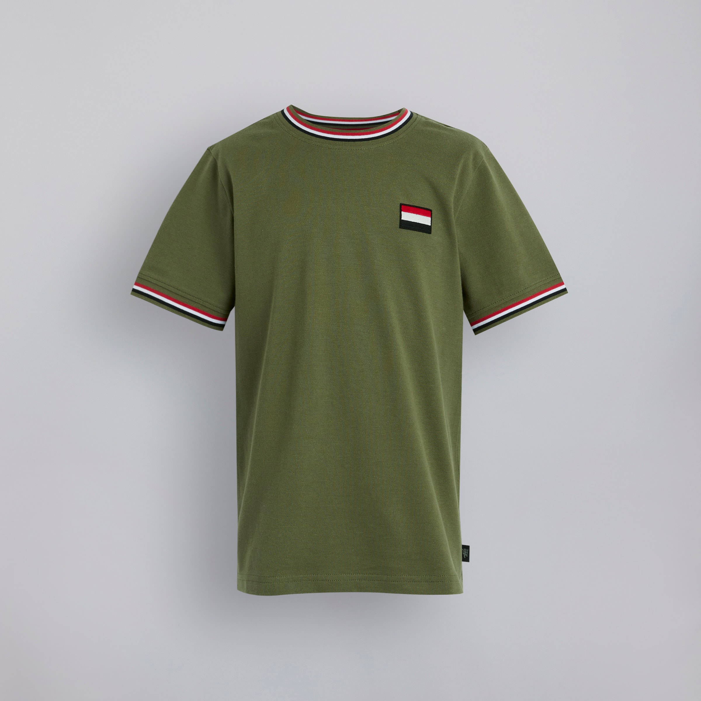Manchester United Kids Pique T-Shirt Khaki Beige