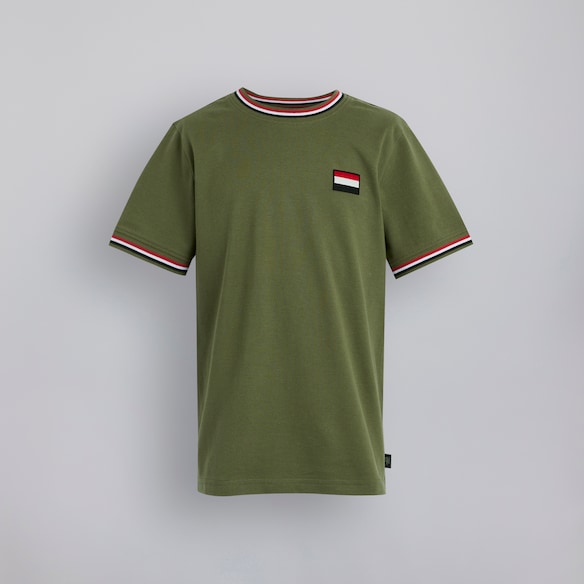 Manchester United Kids Pique T-Shirt Khaki Beige