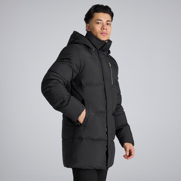 Paul Smith Water Repellent Mid-Length Down Coat Black Black