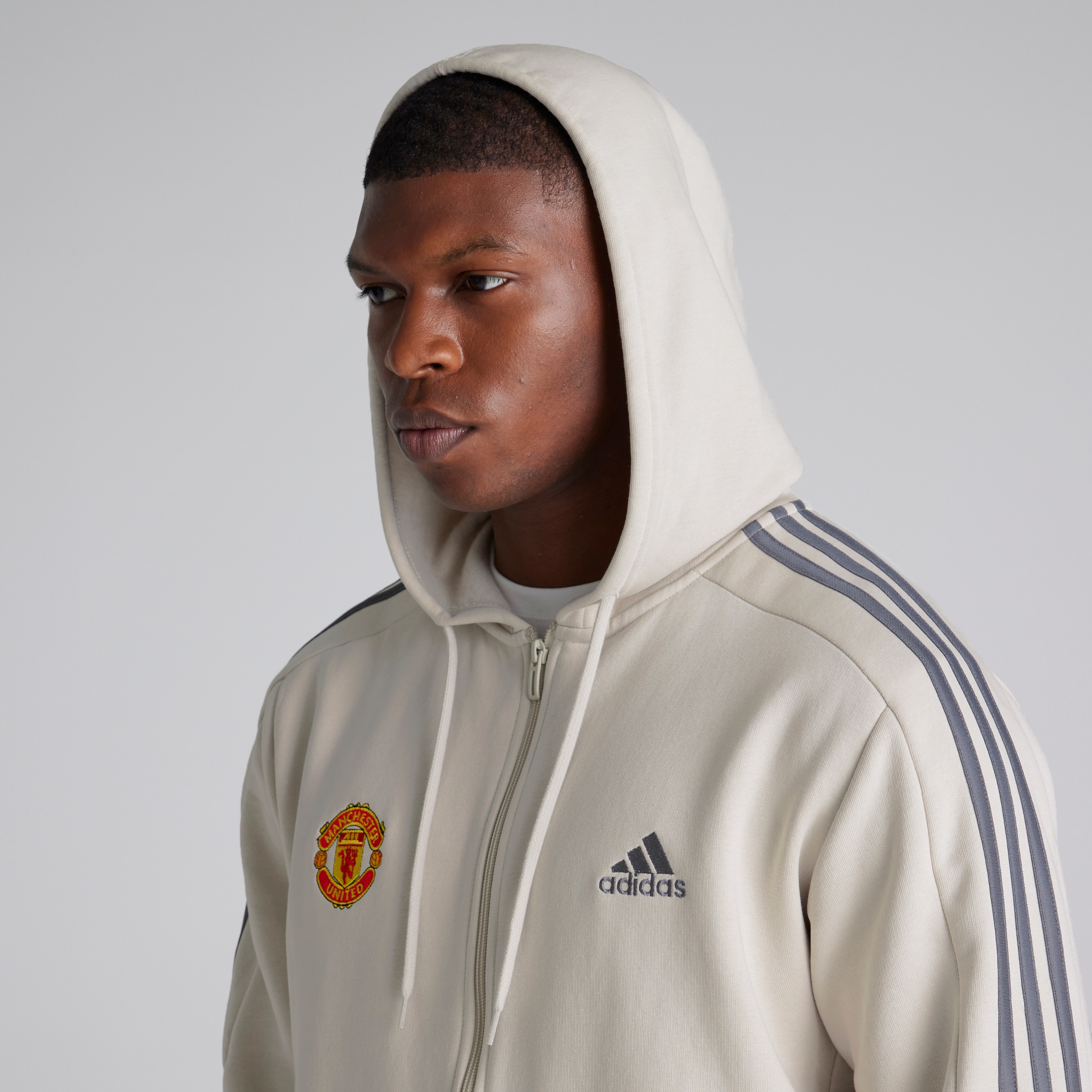 Hoodie White Adidas Men Buy Manchester United X Adidas Mens