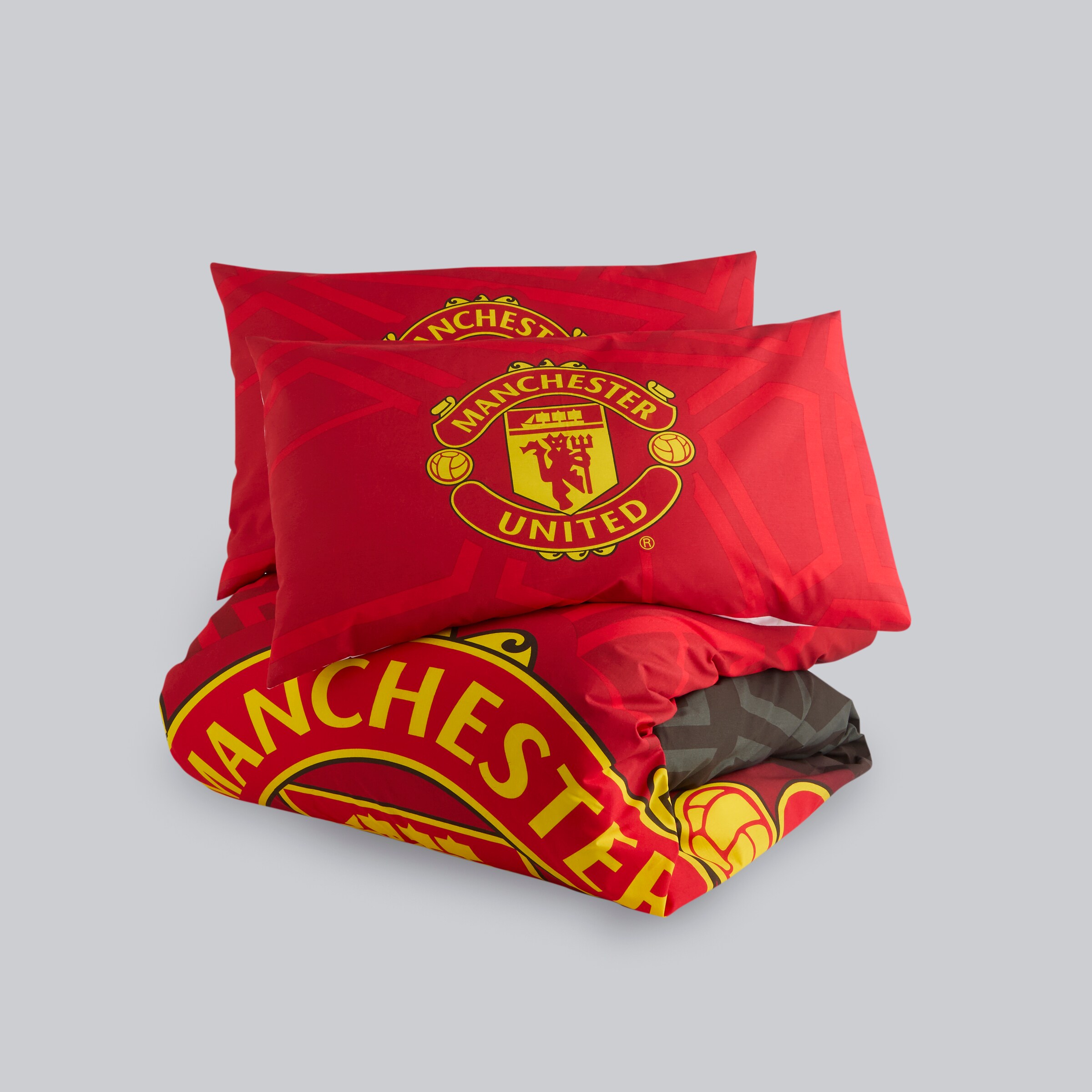 Manchester United Core Double Duvet Cover Red Rouge Détail [4-5]