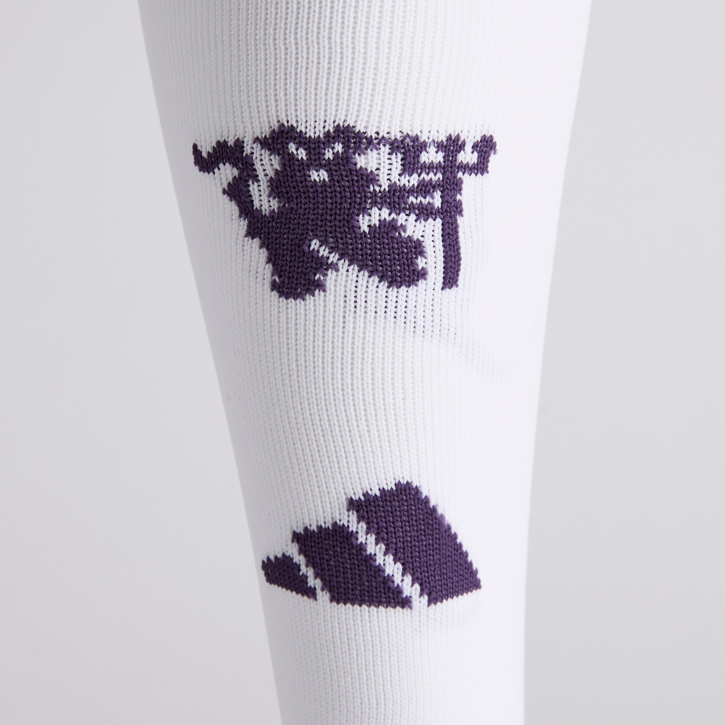 Manchester United 25/26 Away Socks White Detail [3-4]
