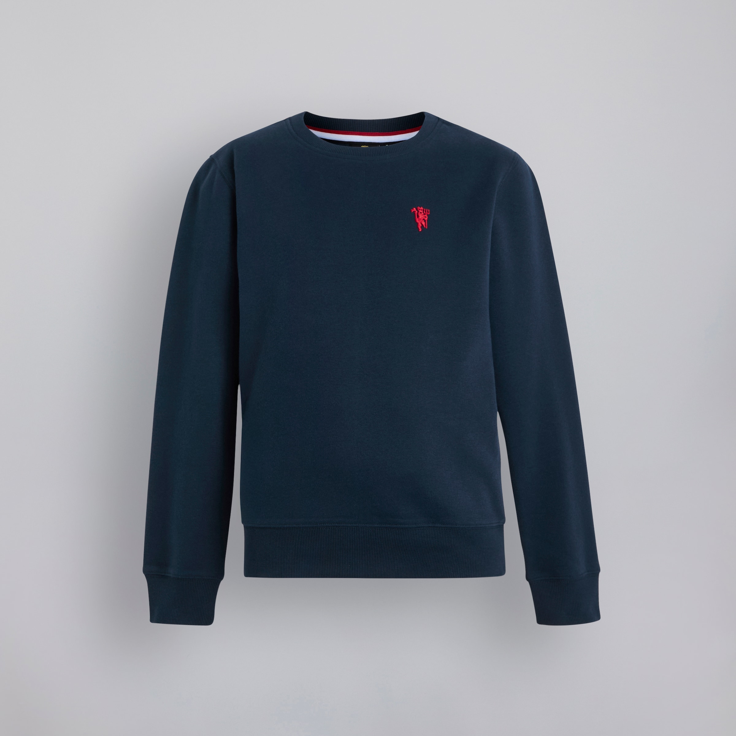 Manchester United Kids Devil Essentials Sweatshirt Navy