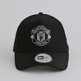 Manchester United x New Era Reflective Crest Trucker Cap Black