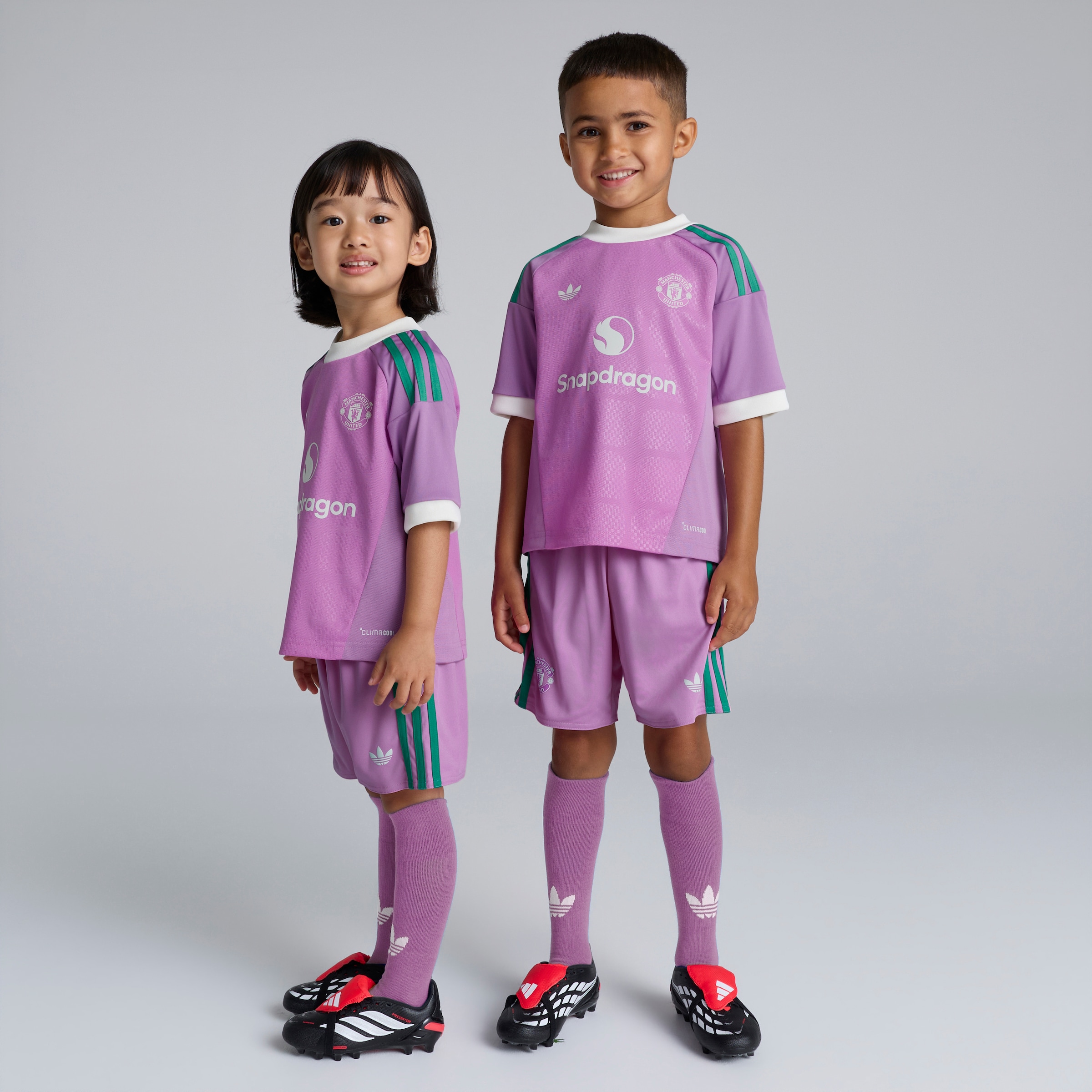 Manchester United Kids 26/27 Away Goalkeeper Mini Kit Purple 紫色