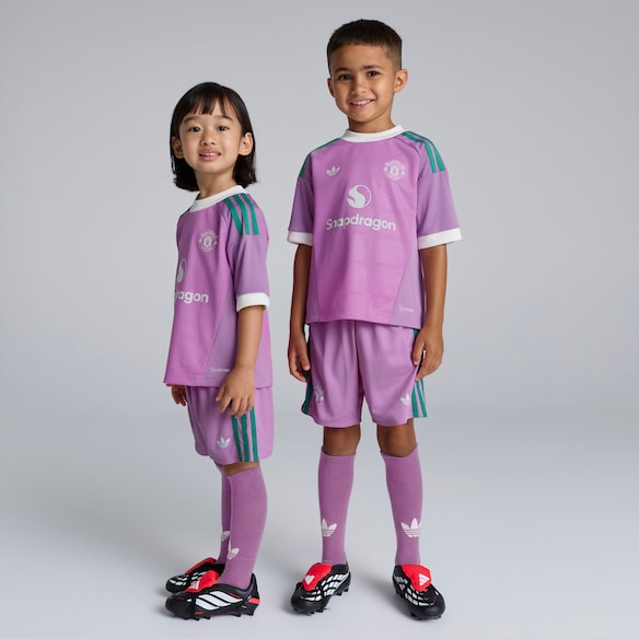 Manchester United Kids 26/27 Away Goalkeeper Mini Kit Purple 紫色