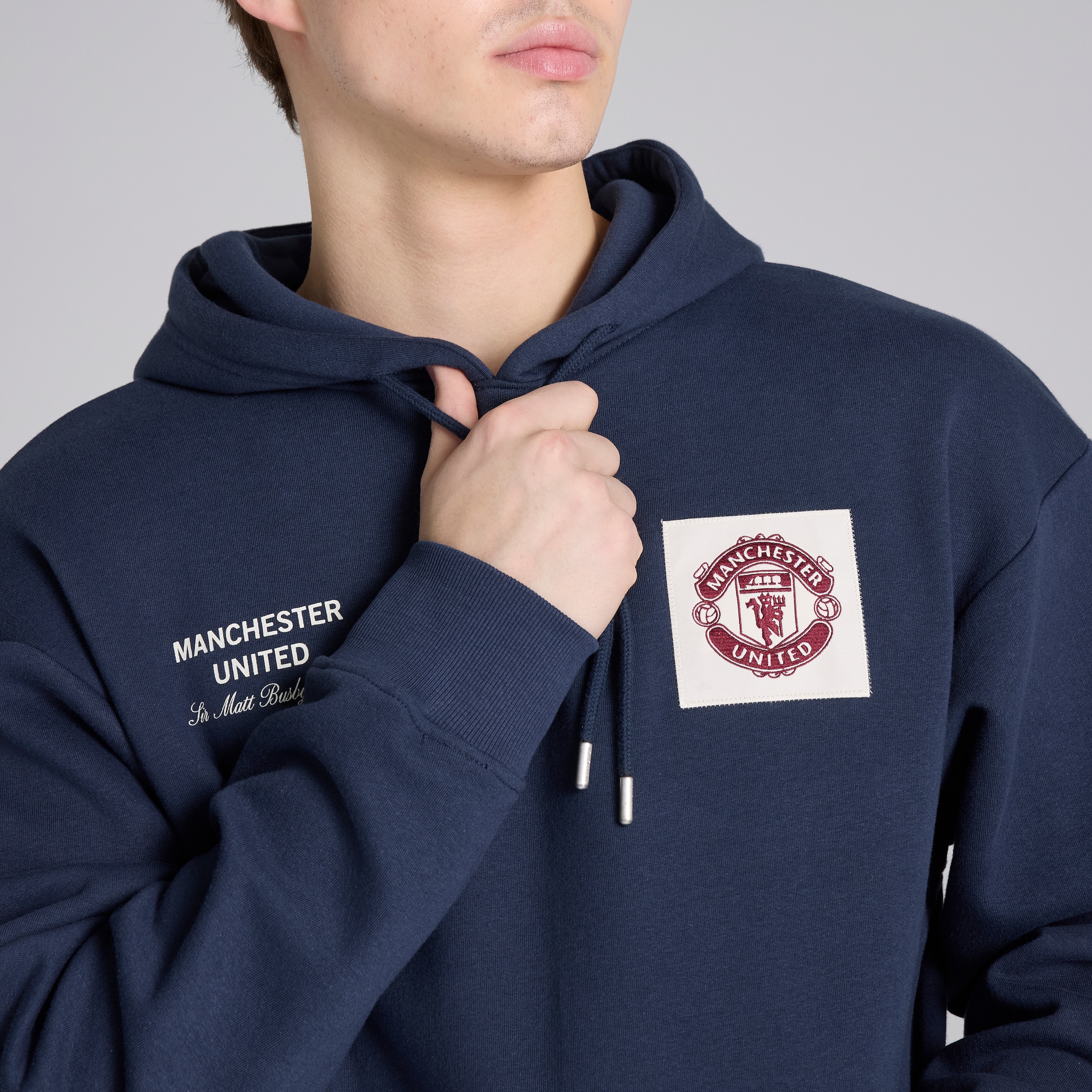 Manchester United Theatre of Dreams Hoodie Navy Navy blue Detail [5-6]