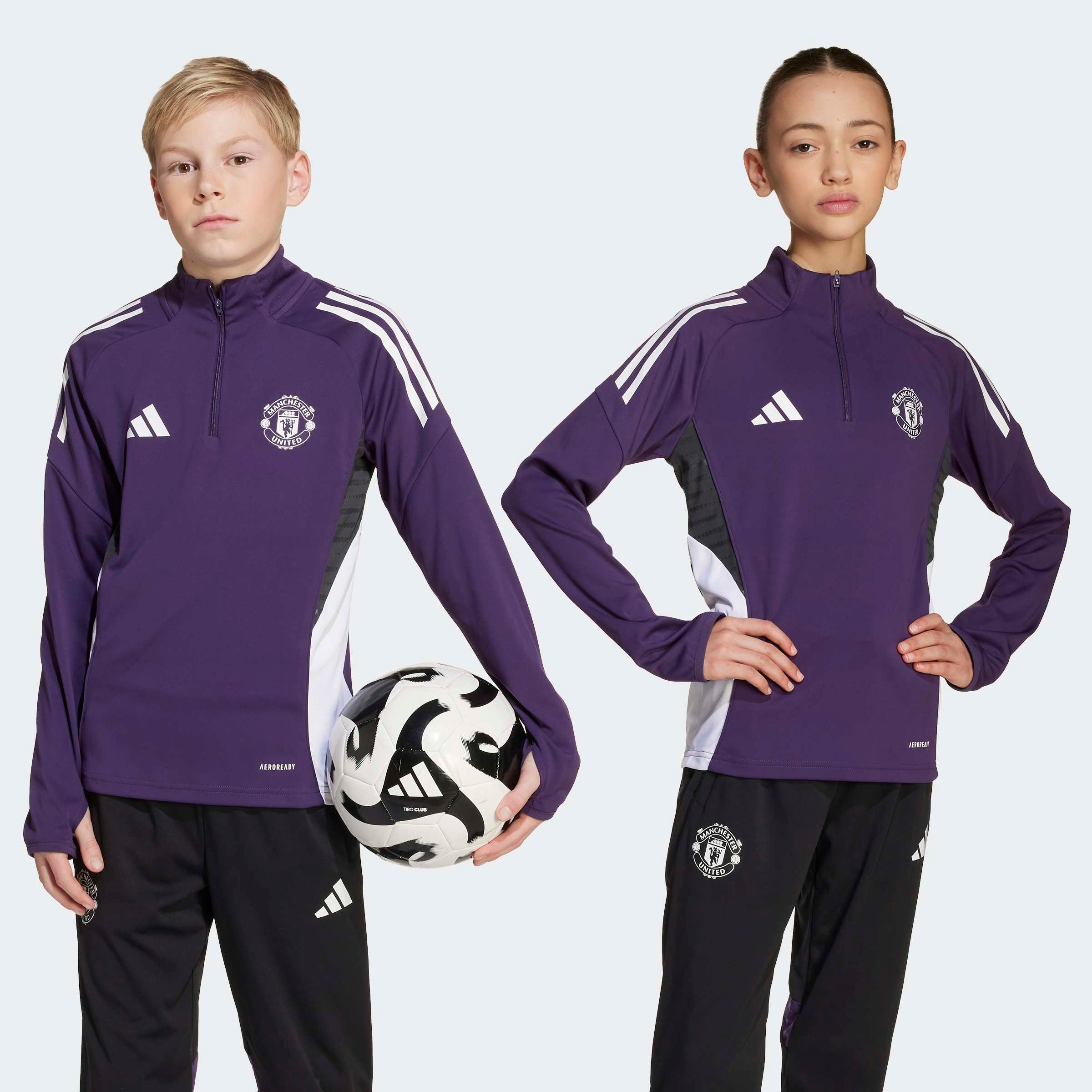 Manchester United Tiro 25 Competition Training Top Kids Purple