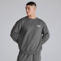 Manchester United Mens Back Print Sweatshirt Slate