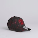 Manchester United x New Era Kids All Over Print Crinkle 9Forty Cap Black