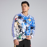 Manchester United x adidas Stone Roses Long Sleeve Jersey Blue