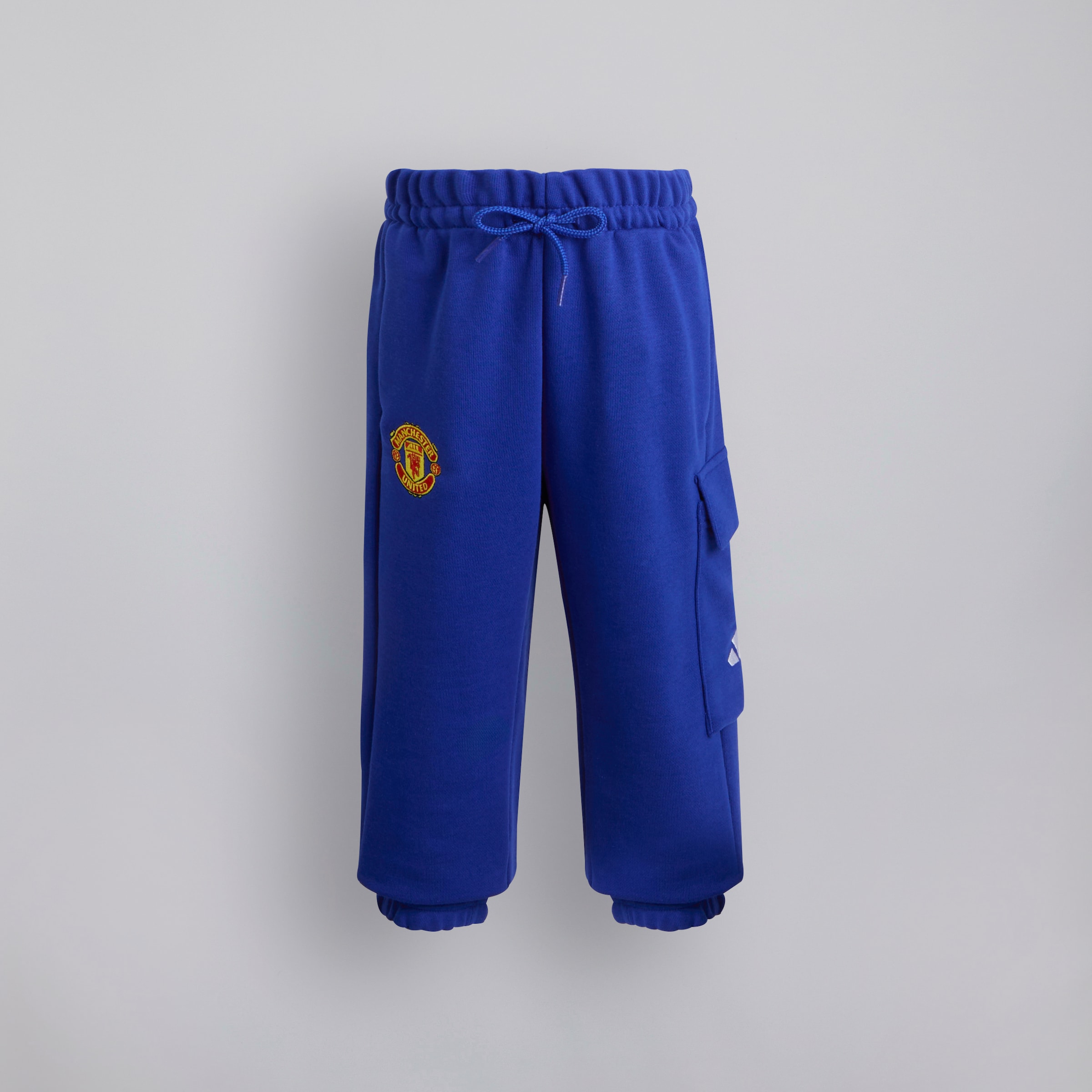 Manchester United x adidas Little Kids Essentials Cargo Joggers Blue Blue