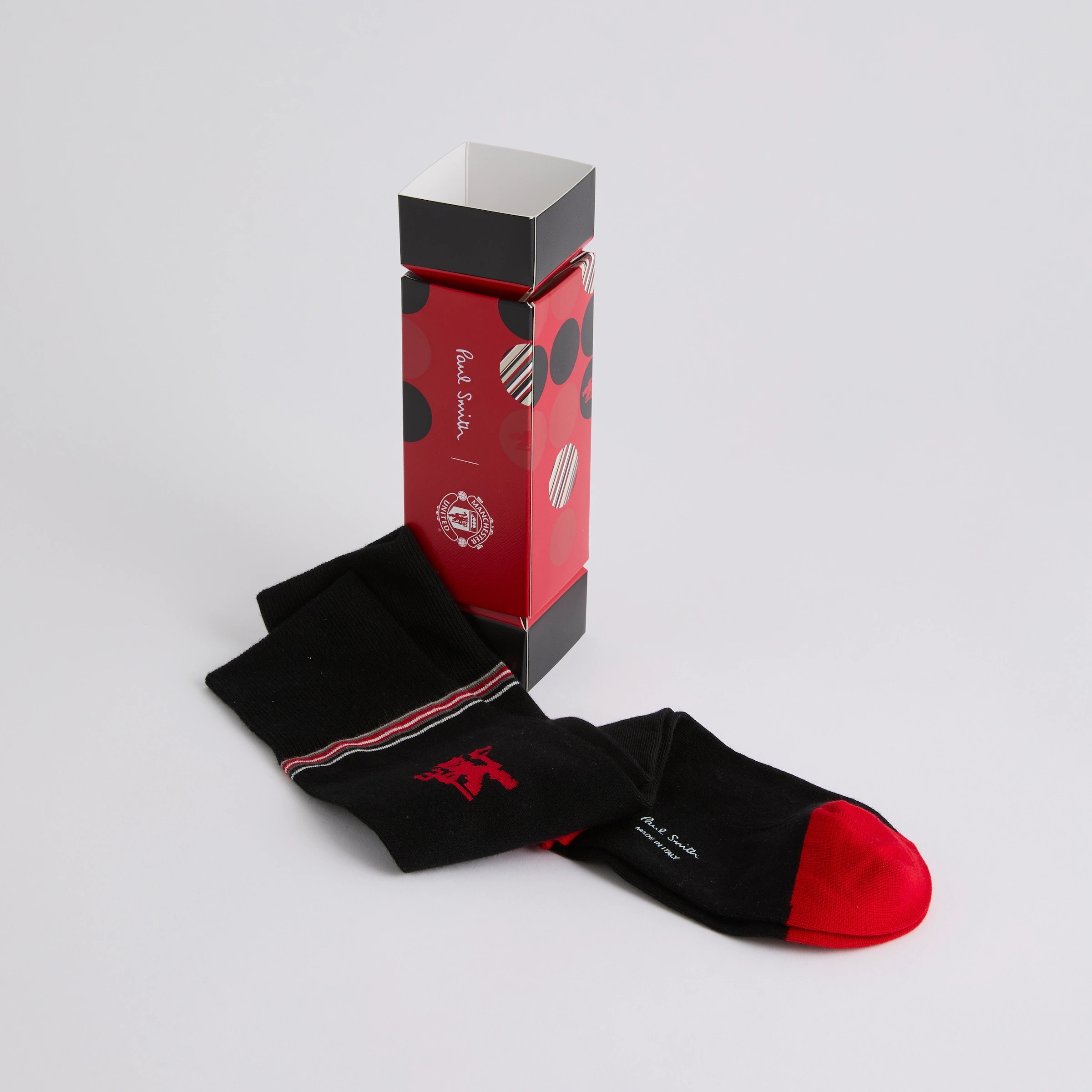 Manchester United x Paul Smith Socks Cracker Red Red