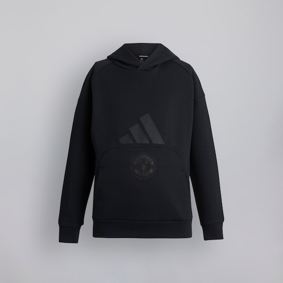 Manchester United x adidas Kids Future Icons Hoodie Black Black