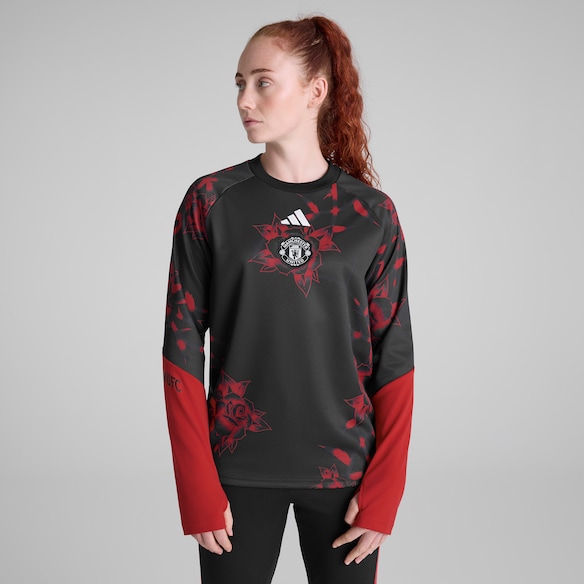 Manchester United Womens 26/27 Home Pre Match Warm Top Red