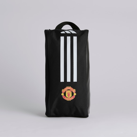 Manchester United x adidas Essentials Schuhtrainingstasche Schwarz Schwarz
