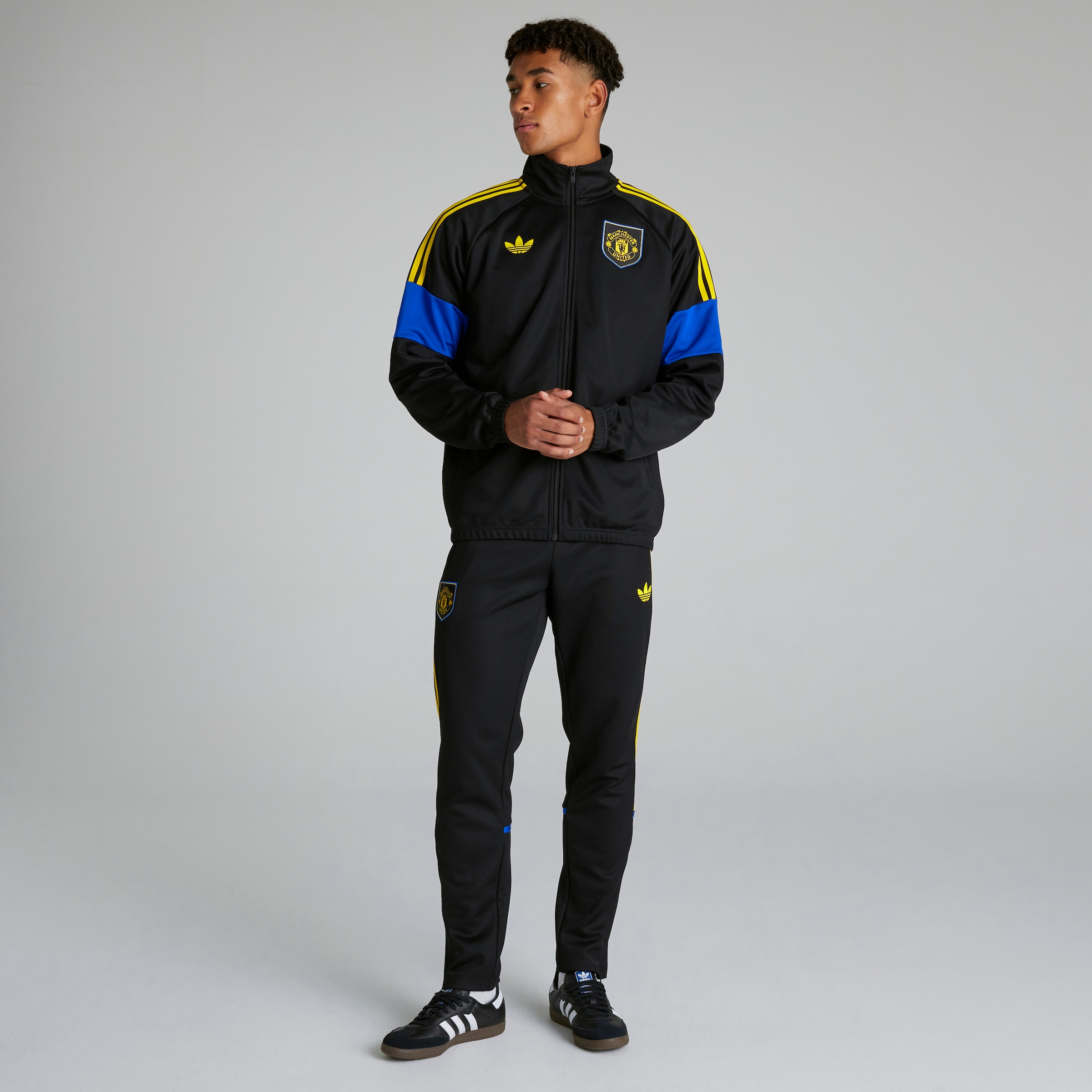 Manchester United x adidas LFSTLR Track Pant Black Black Detail [3-6]