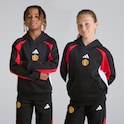 Manchester United x adidas Kids Colourblock Hoodie Black/Red