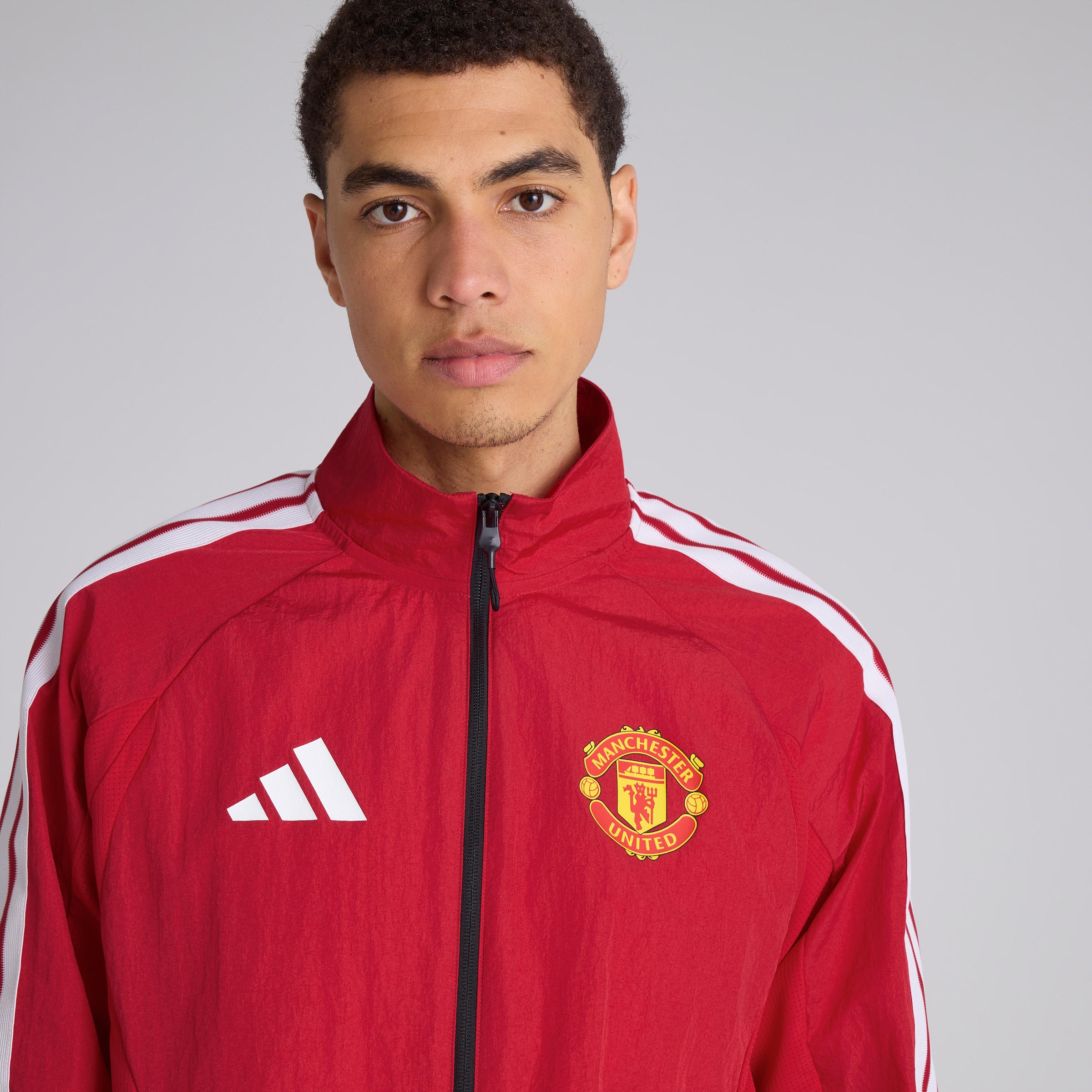 Manchester United 26/27 Anthem Jacket Red Red Detail [4-6]
