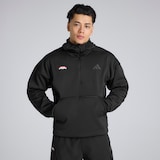 Manchester United x adidas City Tech Softshell 1/2-Zip Hoodie Black