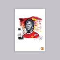 Manchester United Graffiti Mainoo A2 Poster