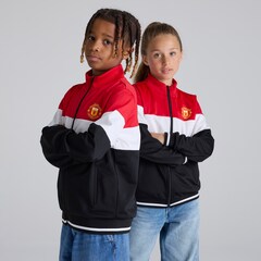 Manchester United Kids Colourblock Full-Zip Track Jacket Multi