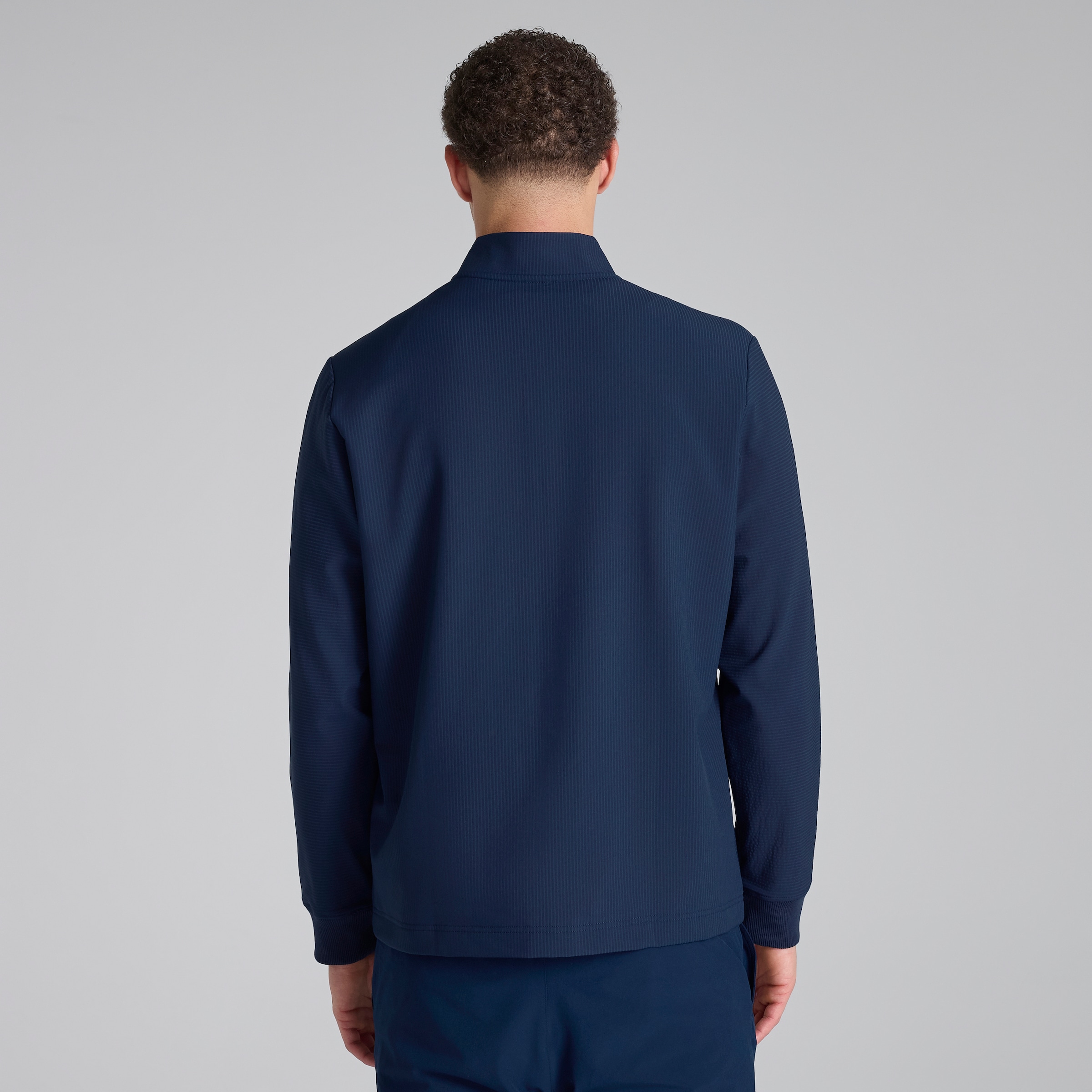 Manchester United x adidas Golf Ultimate365 Woven Jacket Navy Navy blue Detail [2-5]