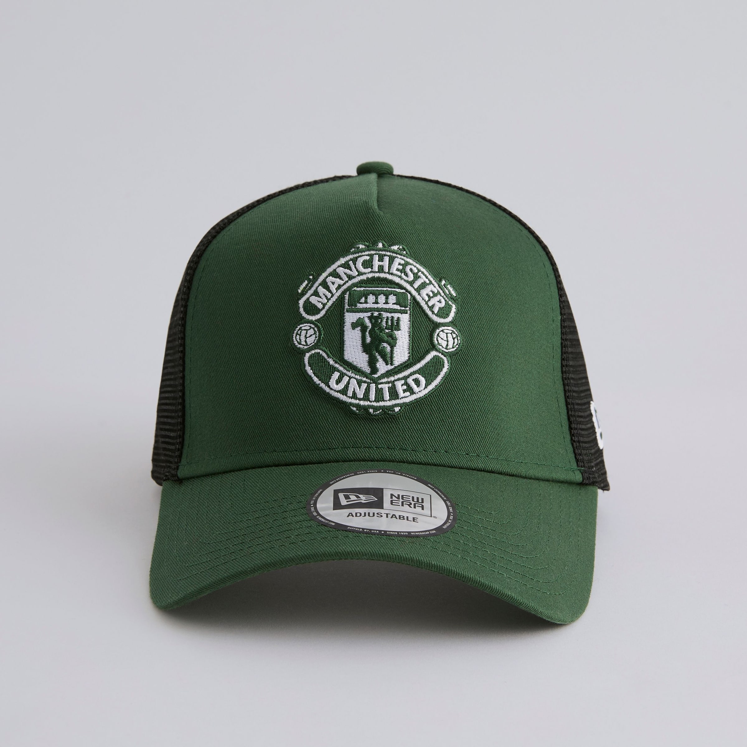 Manchester United x New Era Contrast Trucker Cap Green Green
