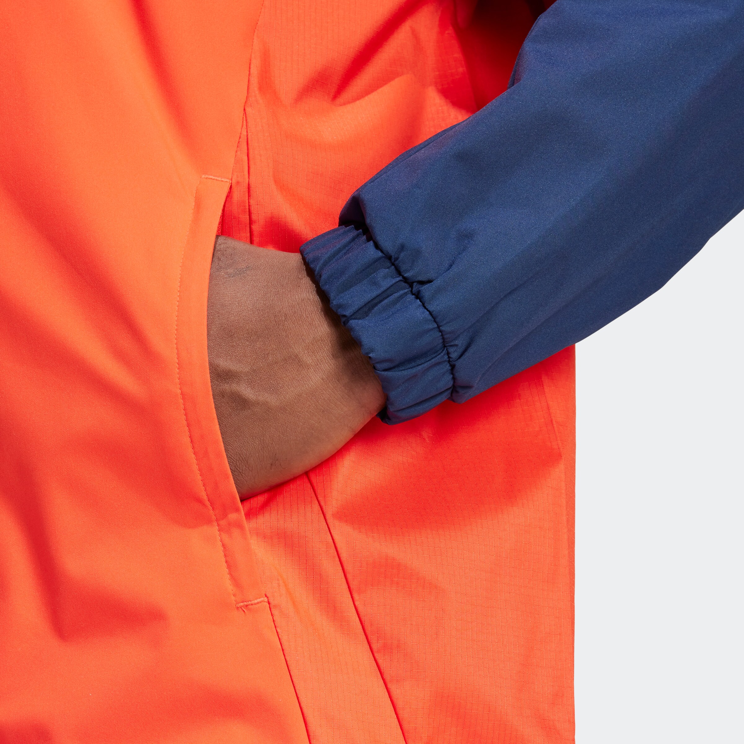 Manchester United Adidas Training Jacket Orange Detail [6-6]