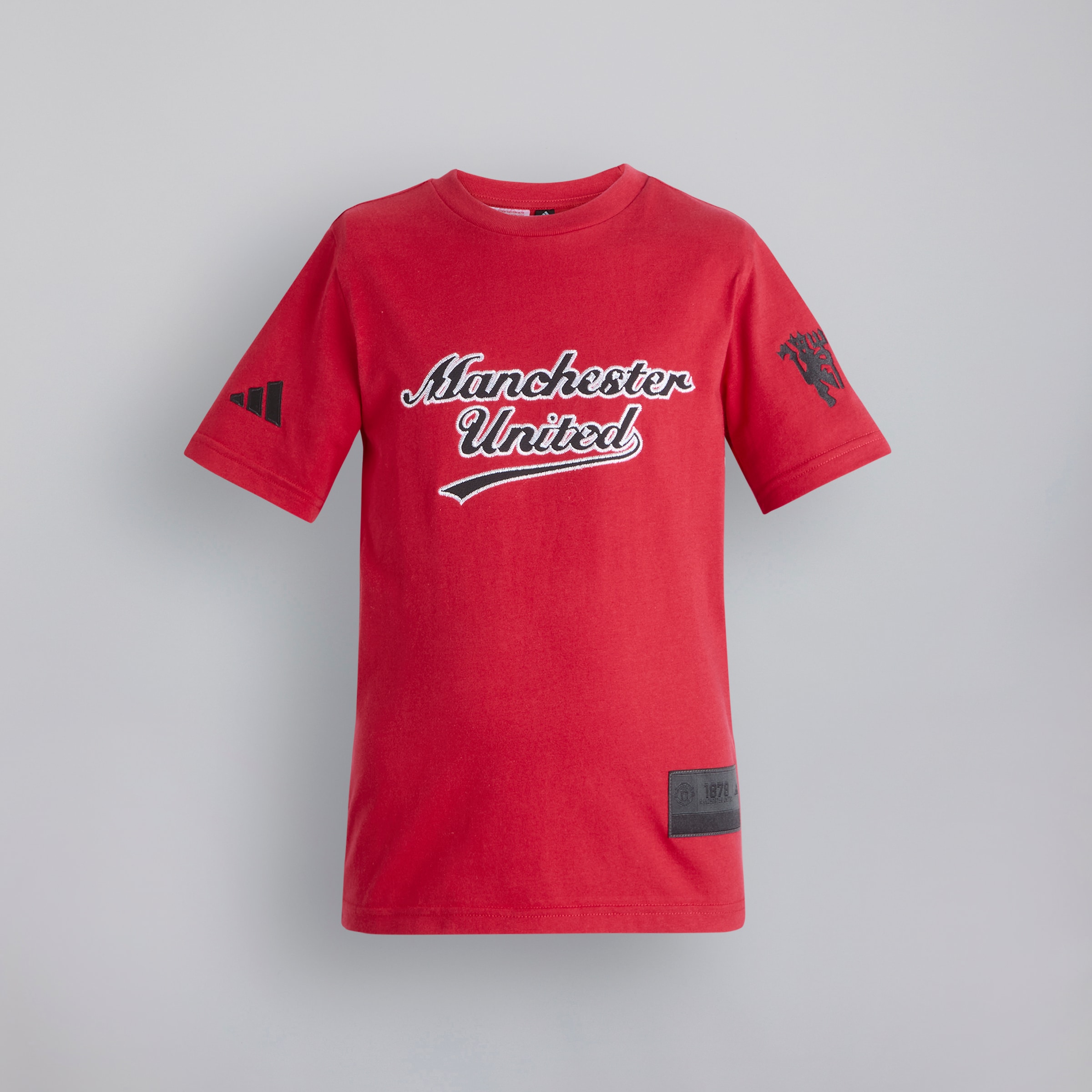 Manchester United x adidas Kids US Pack T-Shirt Red Rot