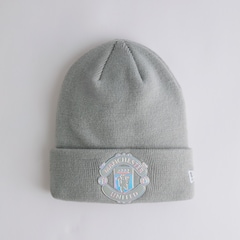 Manchester United x New Era Kids Iridescent Cuff Beanie Cream