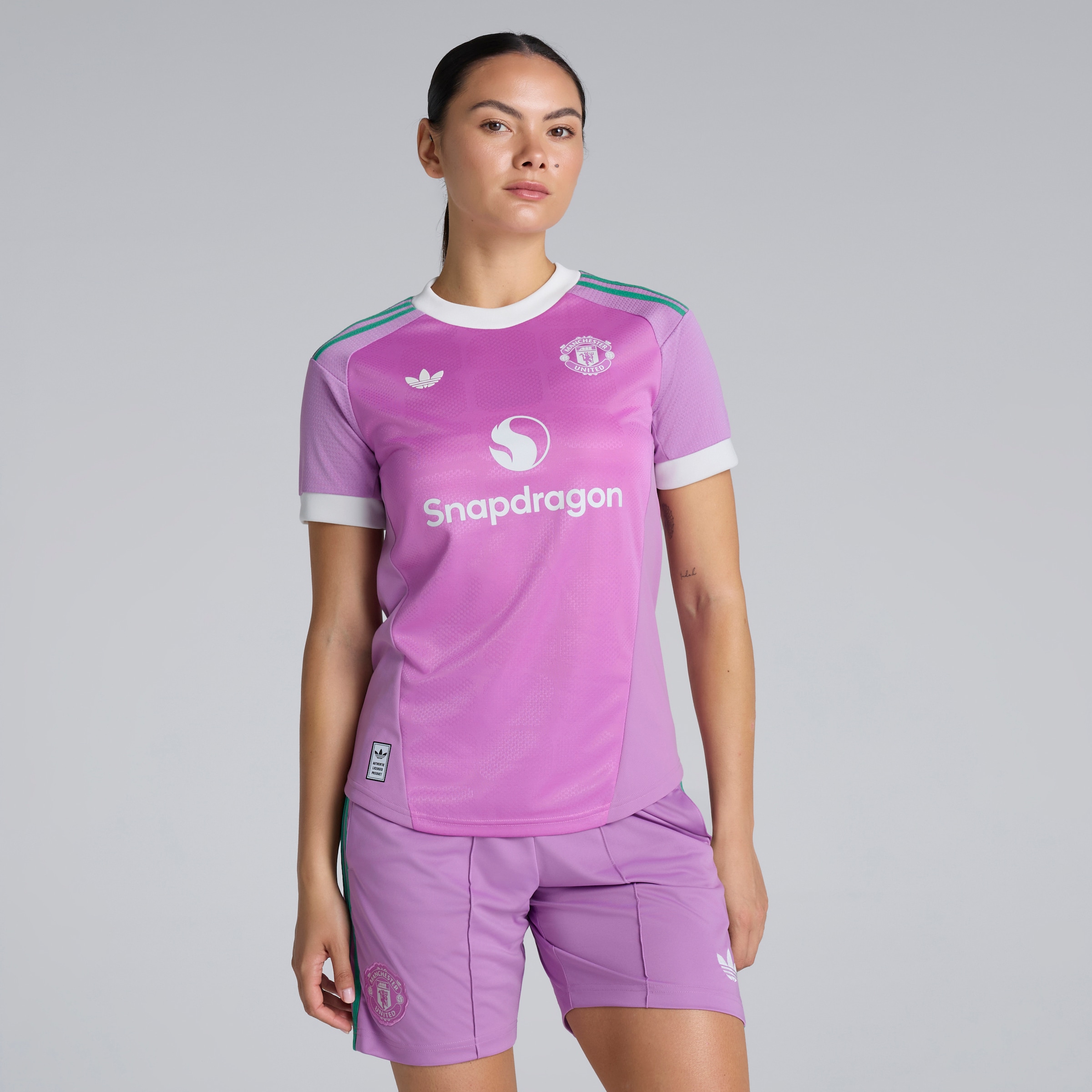 Manchester United Womens 26/27 Away Goalkeeper Short Sleeve Jersey Purple Lila
