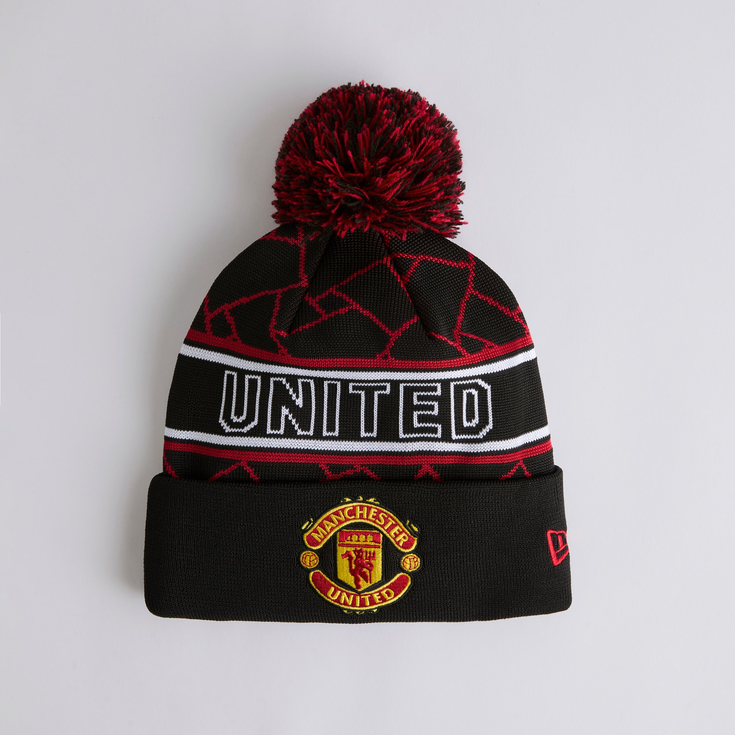 Buy Manchester United x New Era Sport Knit Beanie Black