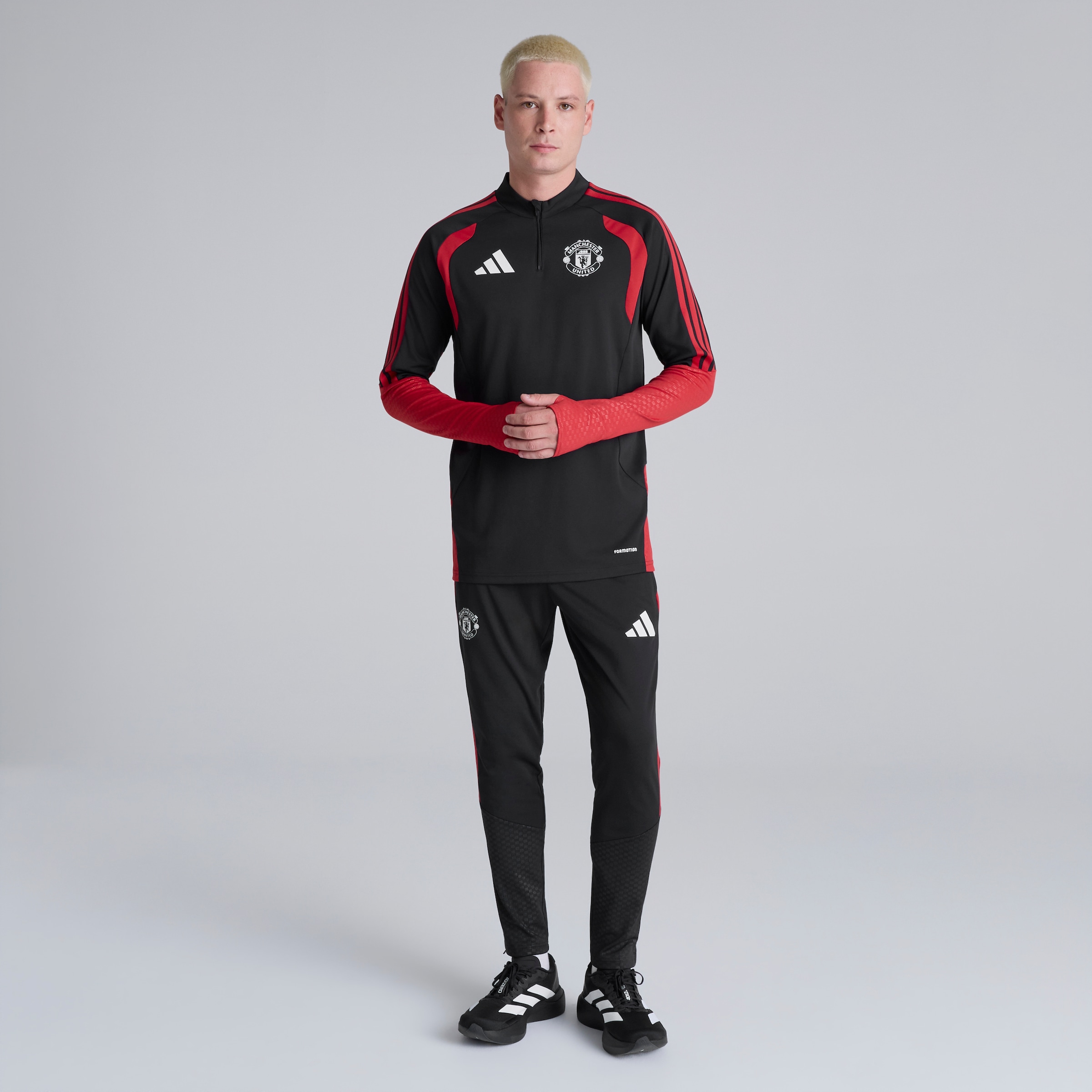 Manchester United 26/27 Training Tiro Top Black Black Detail [3-6]