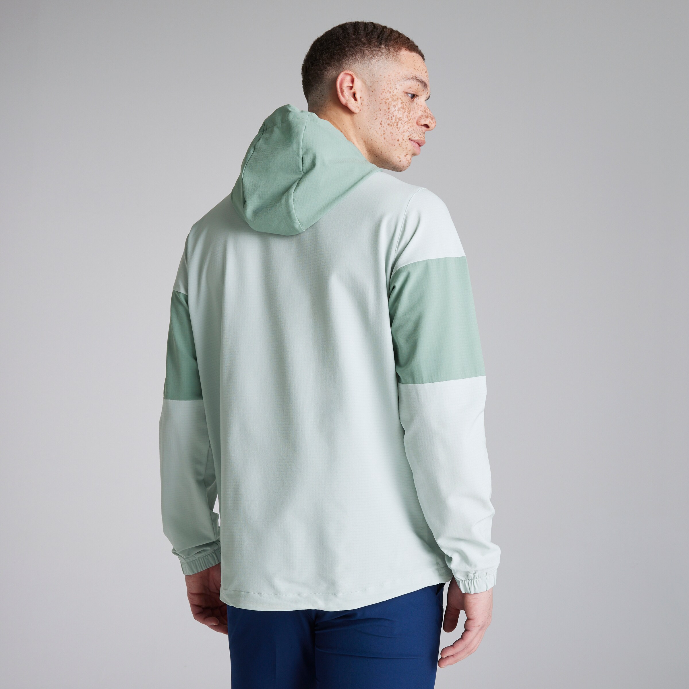 Manchester United x adidas Golf Ultimate365 Anorak Green Green Detail [2-5]