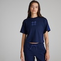 Manchester United x adidas Womens SZN Future Icon T-Shirt Blue