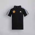 Manchester United x adidas Little Kids Essentials 3-Stripes Cotton T-Shirt Black