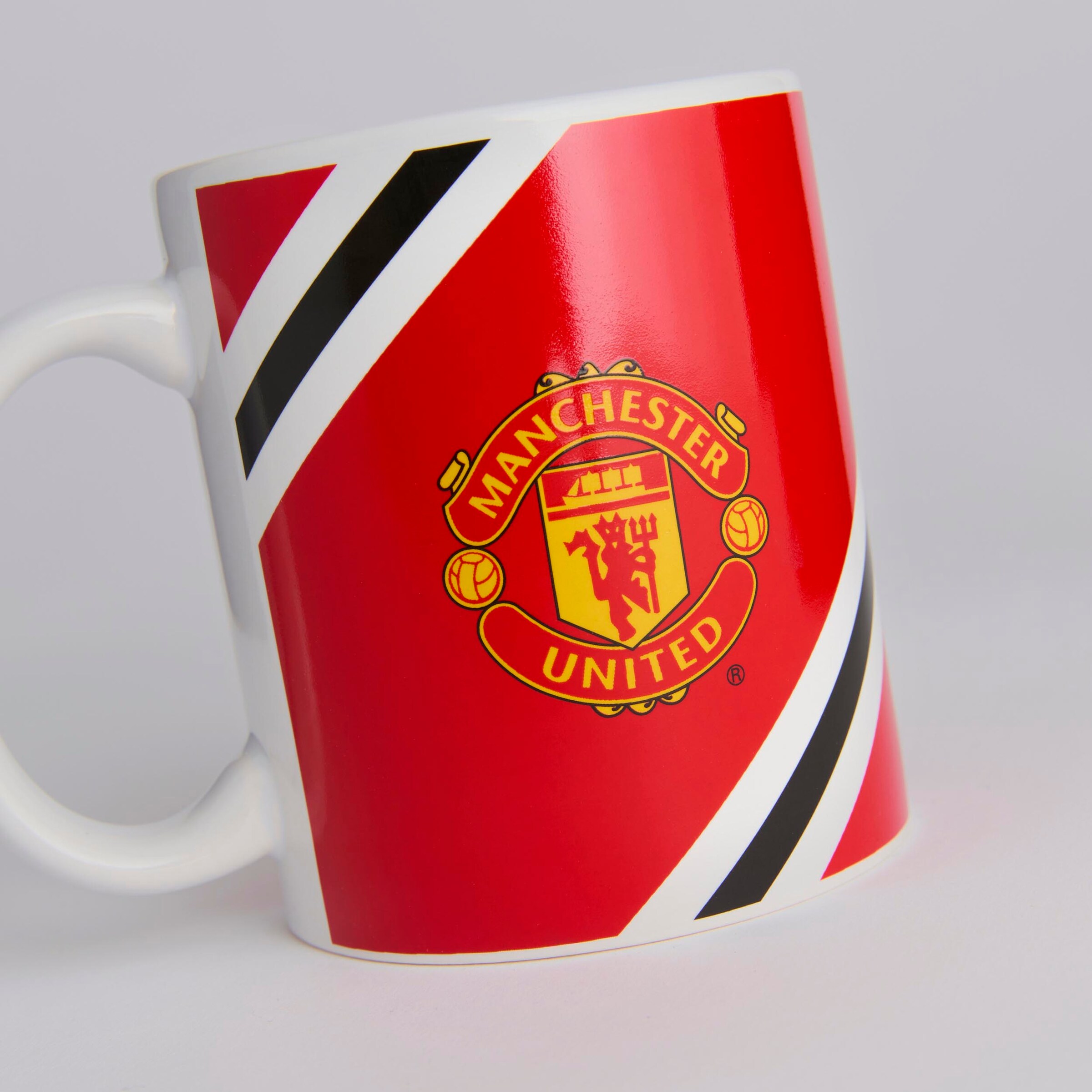 Manchester United Core Stripe Mug Red Detail [4-4]