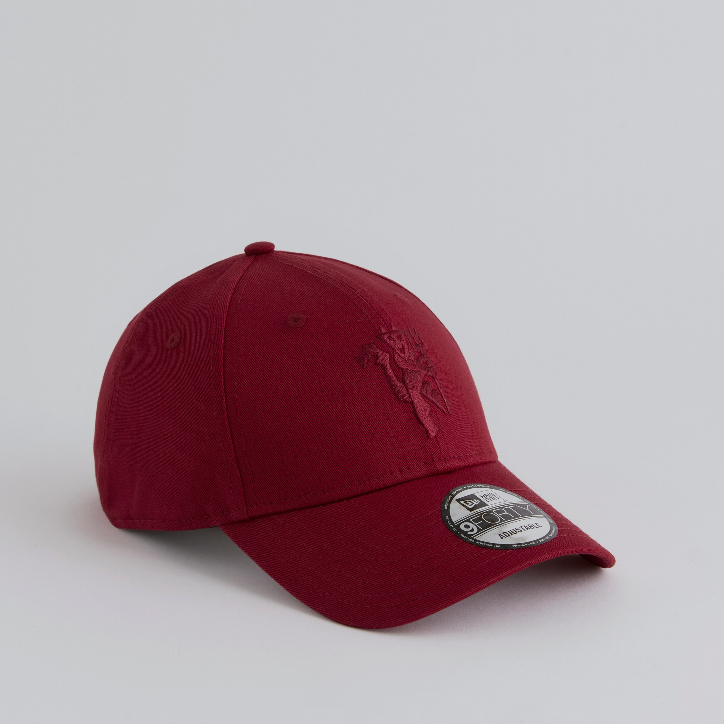 Manchester United x New Era Tonal Devil 9Forty Cap Burnt Red Red Detail [2-5]