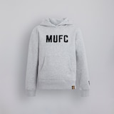 Manchester United Kids MUFC Overhead Hoodie Grey